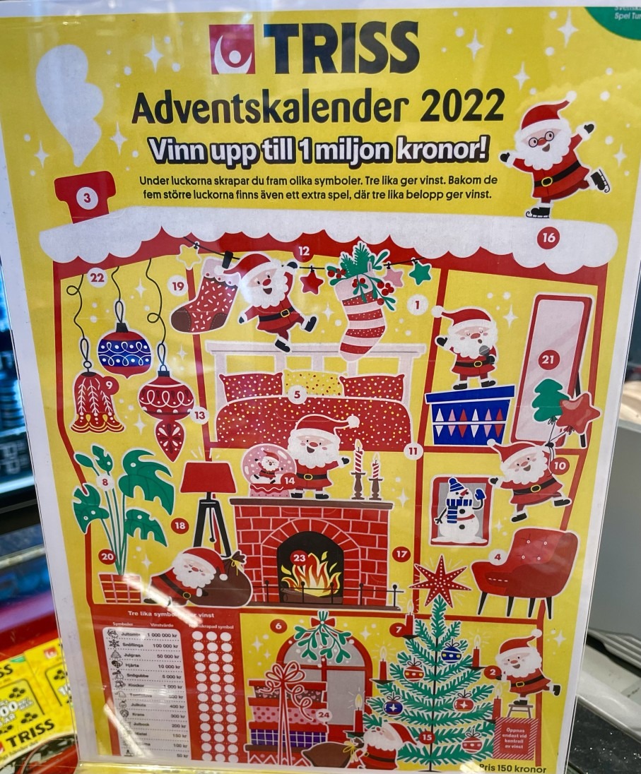 Triss Adventskalender 2022 Emmas Julblogg