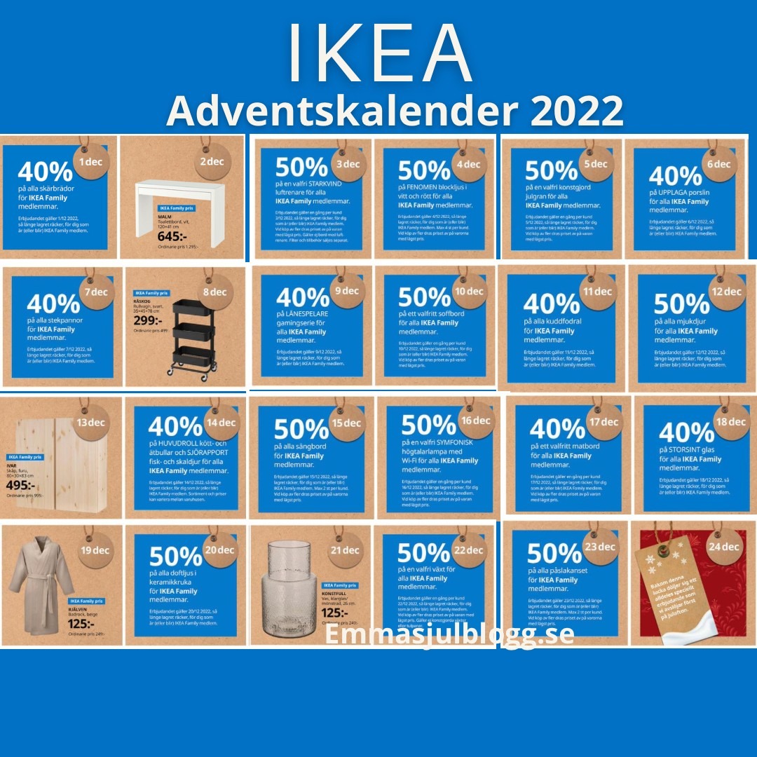 Ikea julkalender 2022