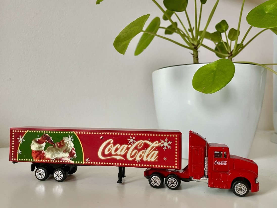 Långtradare Coca cola jul