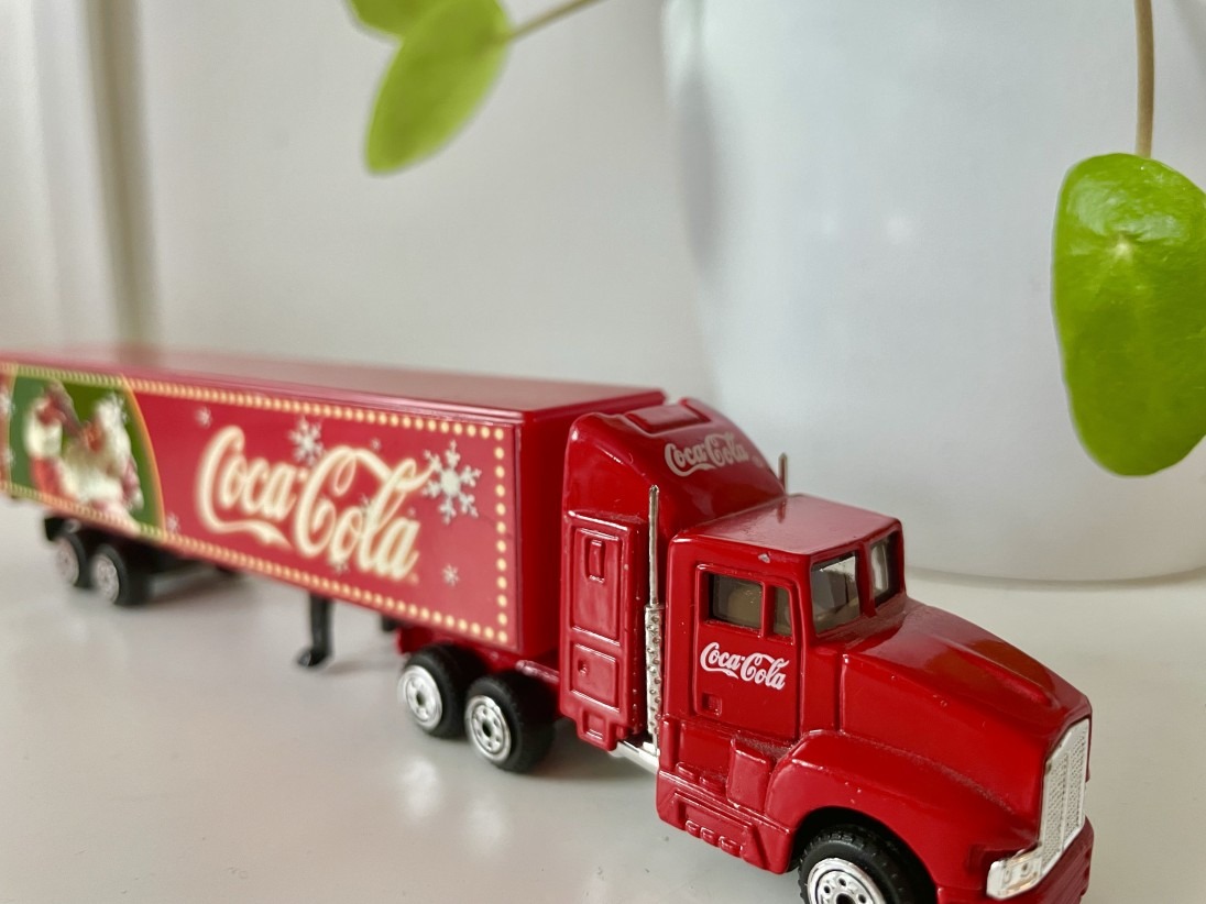 Coca cola jultomte långtradare