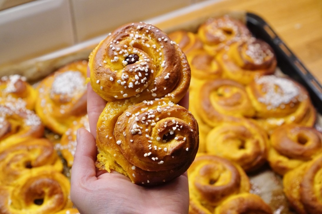 Fyllda lussekatter recept 