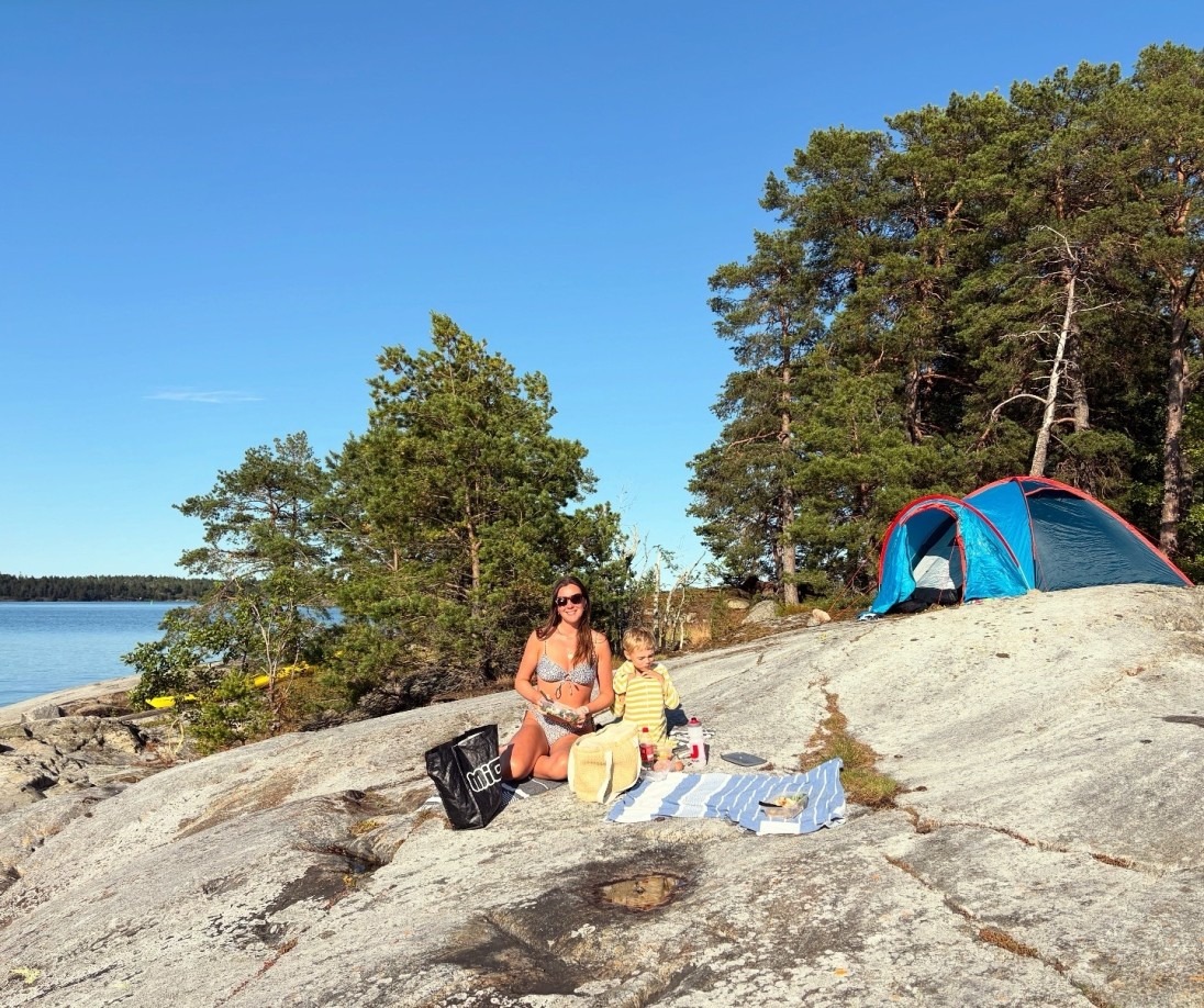 Tälta med kajak Stockholm