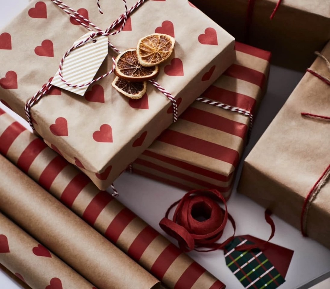Julklappspapper ikea
