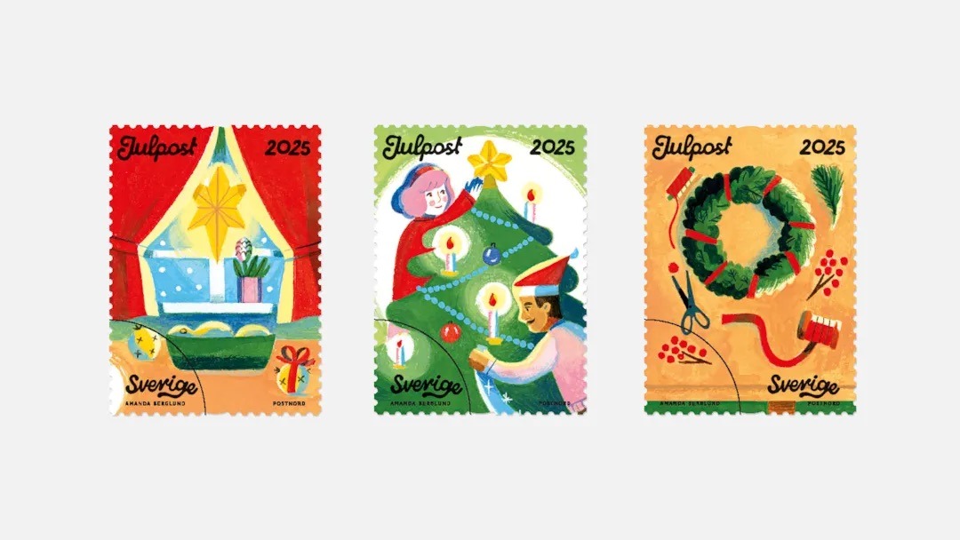 Årets julfrimärken 2025