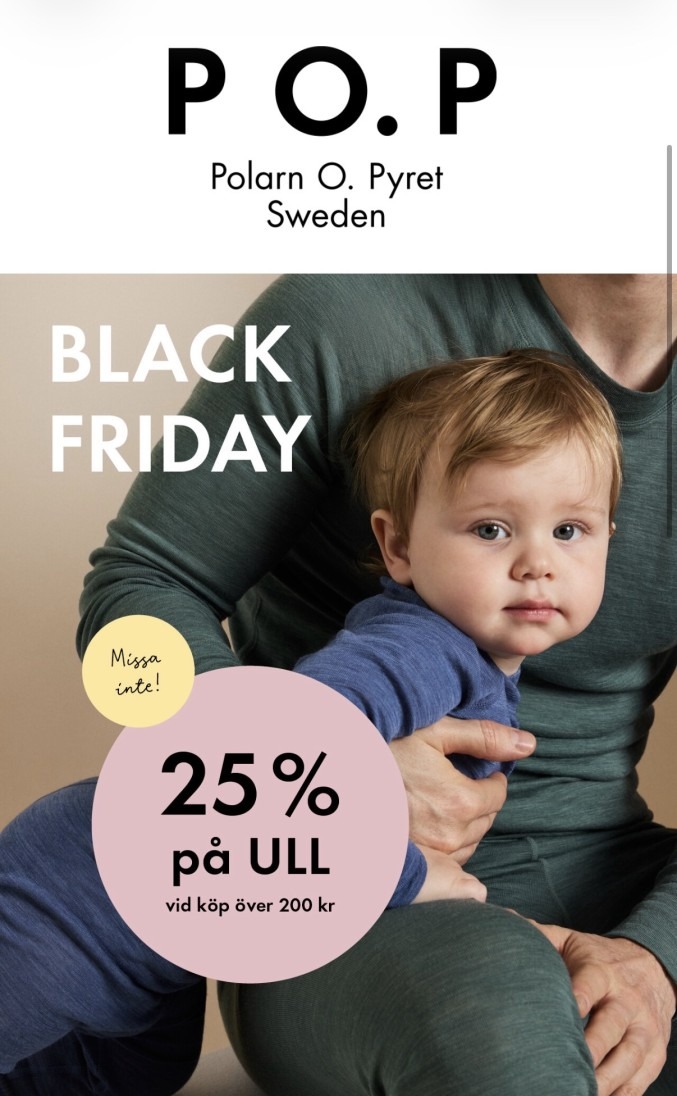 Polarn o pyret black Friday 