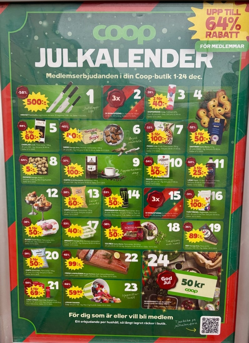 Coop julkalender 2025