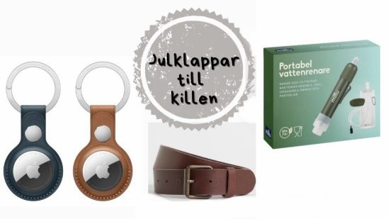 Julklappar till killen