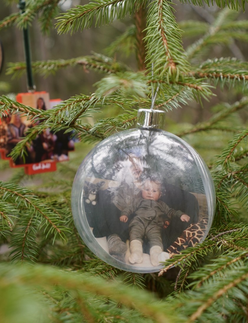 Julgranskula med bild